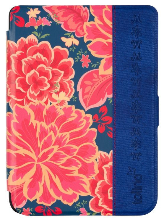 Produktbild: tolino shine / shine color - Tasche Slim - Flower Fiesta Blue