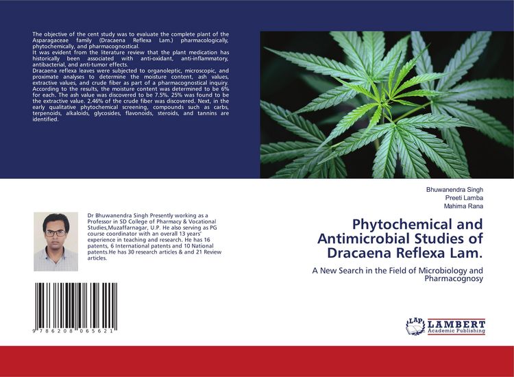 Produktbild: Phytochemical and Antimicrobial Studies of Dracaena Reflexa Lam.