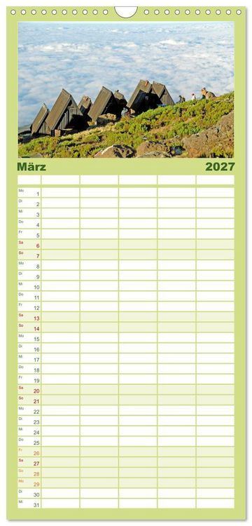 Produktbild: Familienplaner 2027 - Entdeckungen am Kilimandscharo mit 5 Spalten (Wandkalender, 21 x 45 cm) CALVENDO