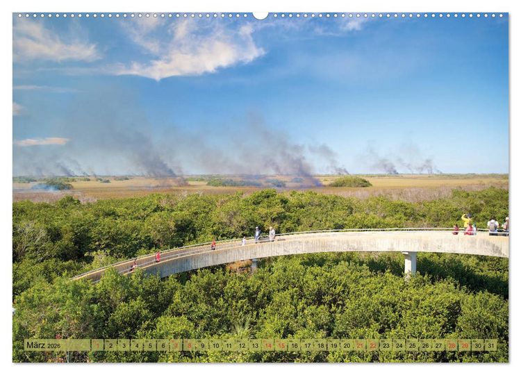 Produktbild: GEOclick calendar: Florida (Wandkalender 2026 DIN A2 quer), CALVENDO Monatskalender
