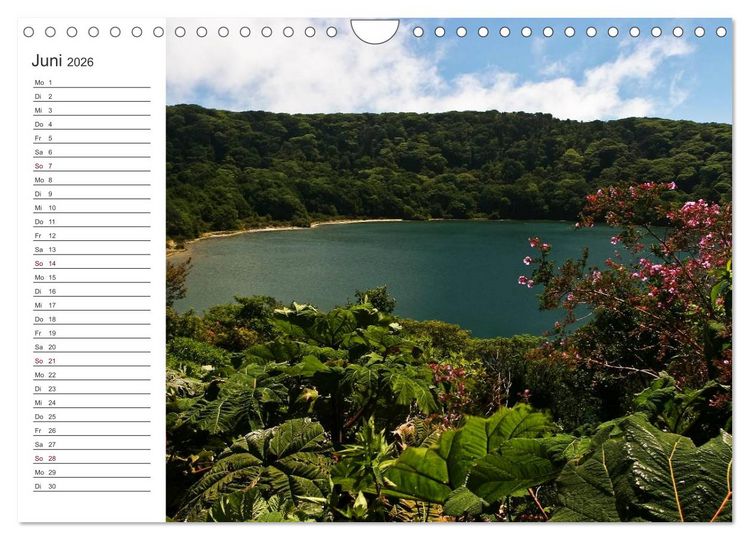 Produktbild: Costa Rica - Natur Pur (Wandkalender 2026 DIN A4 quer), CALVENDO Monatskalender