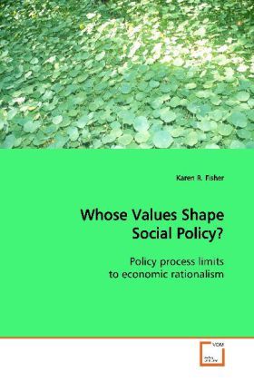 Produktbild: Fisher, K: Whose Values Shape Social Policy?