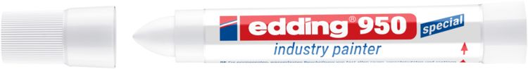Produktbild: Edding 950 industry painter 4-950049 Industriemarker Wei&szlig; wasserfest: Ja