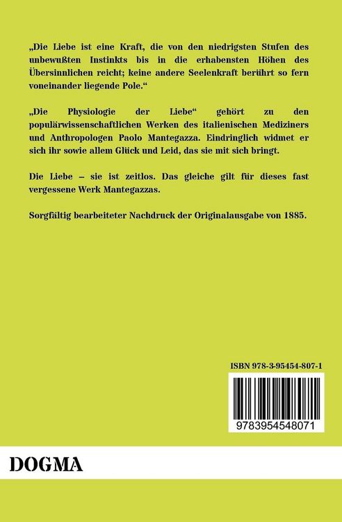 Produktbild: Die Physiologie der Liebe