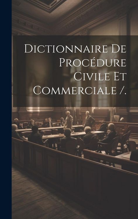 Produktbild: Dictionnaire De Proc&eacute;dure Civile Et Commerciale /.