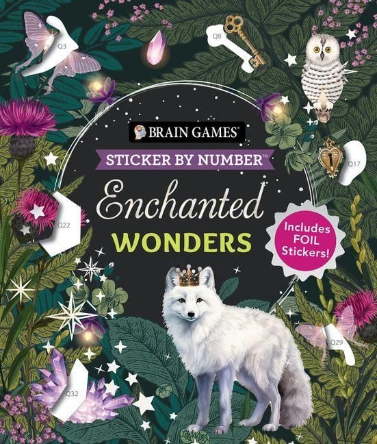Produktbild: Brain Games - Sticker by Number: Enchanted Wonders (36 Images to Sticker)