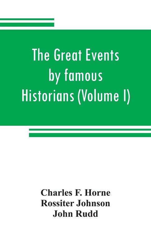Produktbild: The great events by famous historians (Volume I)