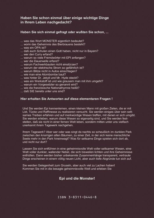Produktbild: Epi und die Monster