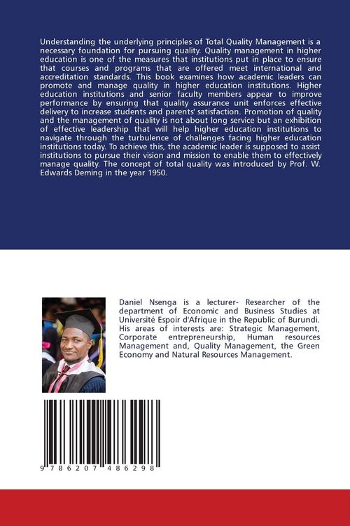 Produktbild: Total Quality Management In The Performance Of University