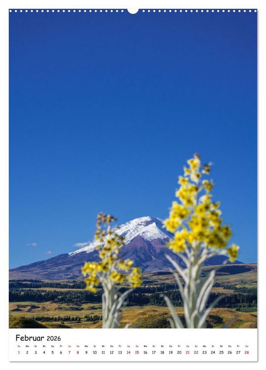 Produktbild: Traumhaftes Ecuador (Wandkalender 2026 DIN A2 hoch), CALVENDO Monatskalender