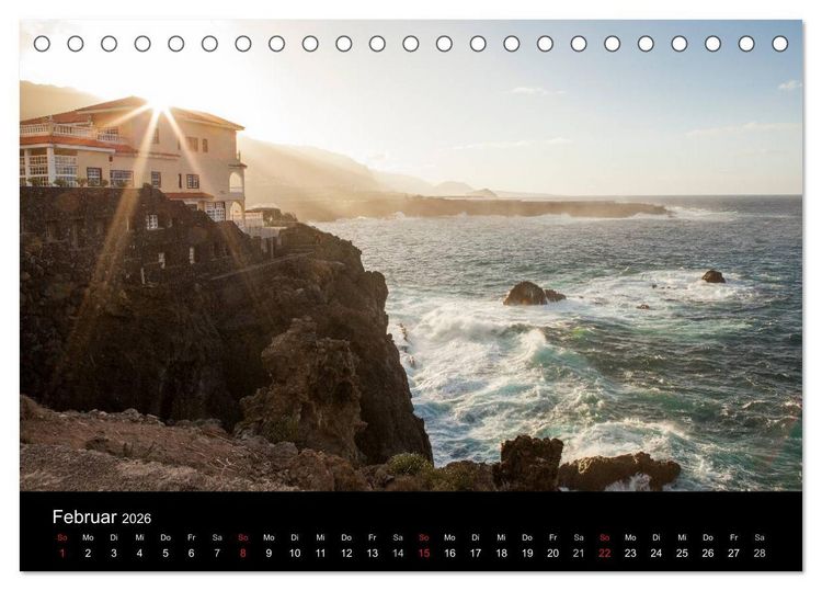 Produktbild: Teneriffa - Insel des ewigen Fr&uuml;hlings (Tischkalender 2026 DIN A5 quer), CALVENDO Monatskalender