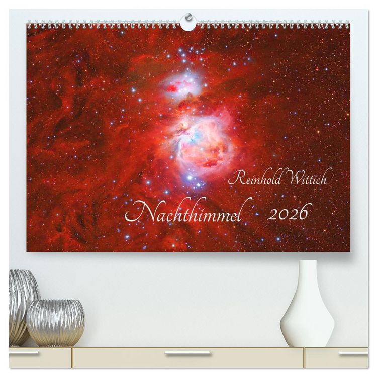 Produktbild: Nachthimmel (hochwertiger Premium Wandkalender 2026 DIN A2 quer), Kunstdruck in Hochglanz