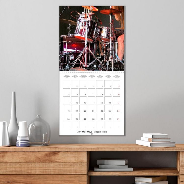Produktbild: Drummer Action (Wall Calendar 2026 12 &times; 12 Inch) CALVENDO 12 Month Wall Calendar