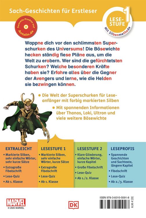 Produktbild: SUPERLESER! Marvel Superschurken