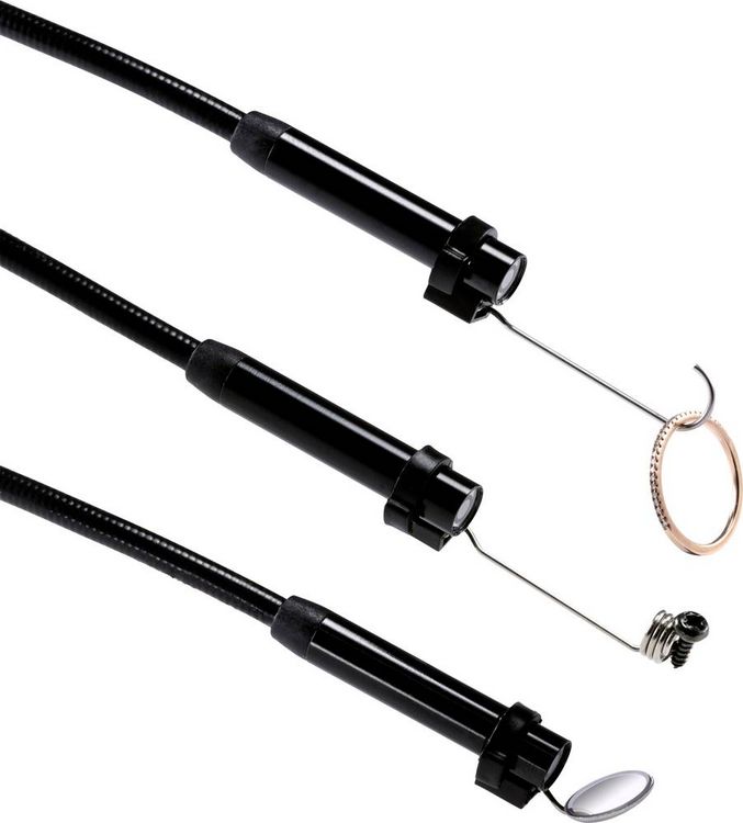 Produktbild: VOLTCRAFT BS-450 HDWT Endoskop Sonden-&Oslash;: 8mm Sonden-L&auml;nge: 1m