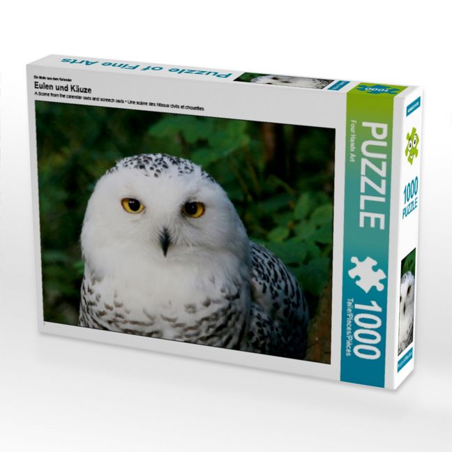 Produktbild: CALVENDO Puzzle Ein Motiv aus dem Kalender Eulen und K&auml;uze | 1000 Teile Lege-Gr&ouml;&szlig;e 64x48cm Foto-Puzzle f&uuml;r gl&uuml;ckliche Stunden