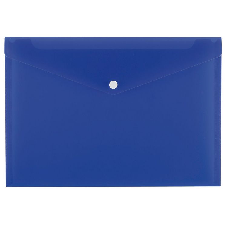 Produktbild: Idena Versandtasche PP transluzent blau DIN C4