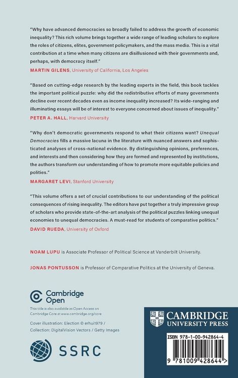 Produktbild: Unequal Democracies