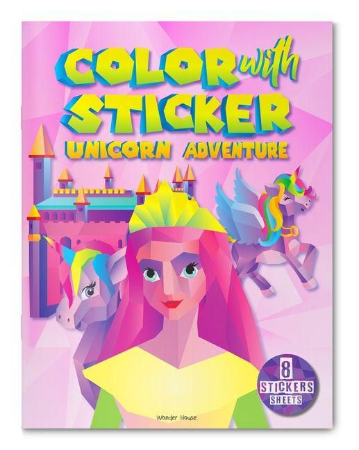Produktbild: Color with Sticker - Unicorn Adventure