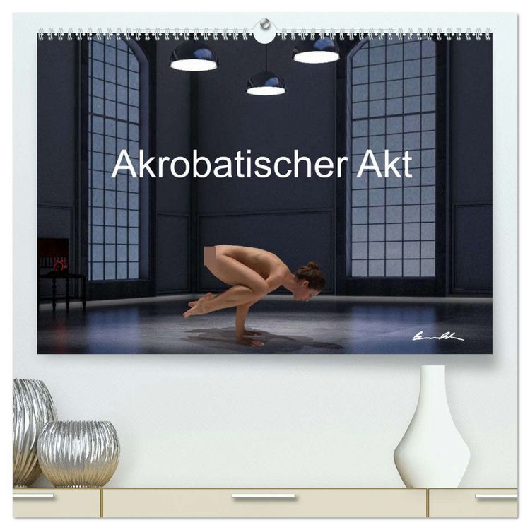 Produktbild: Der akrobatische Akt (hochwertiger Premium Wandkalender 2026 DIN A2 quer), Kunstdruck in Hochglanz