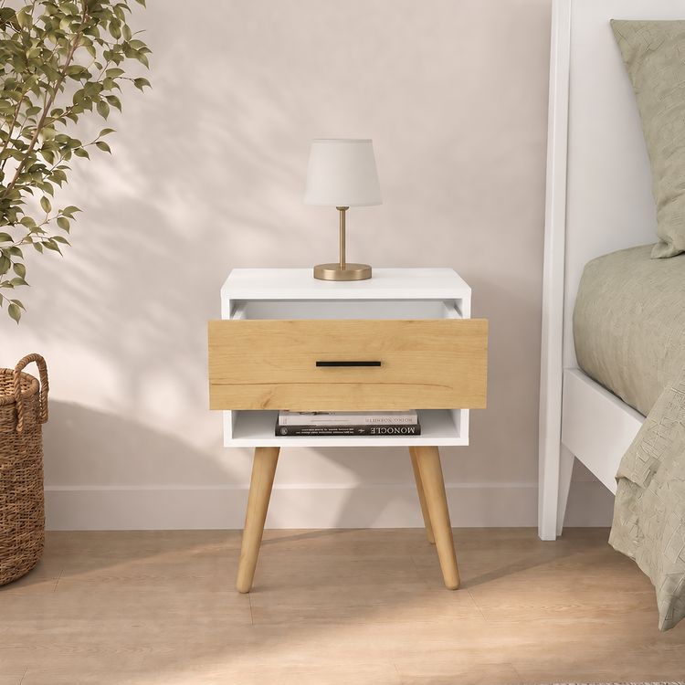 Produktbild: Nachttisch mit Schublade 45x30x56 cm Singol XL