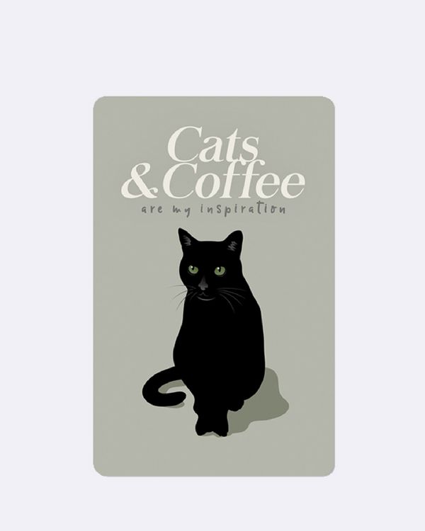 Produktbild: Lunacard Postkarte *Cats and coffee