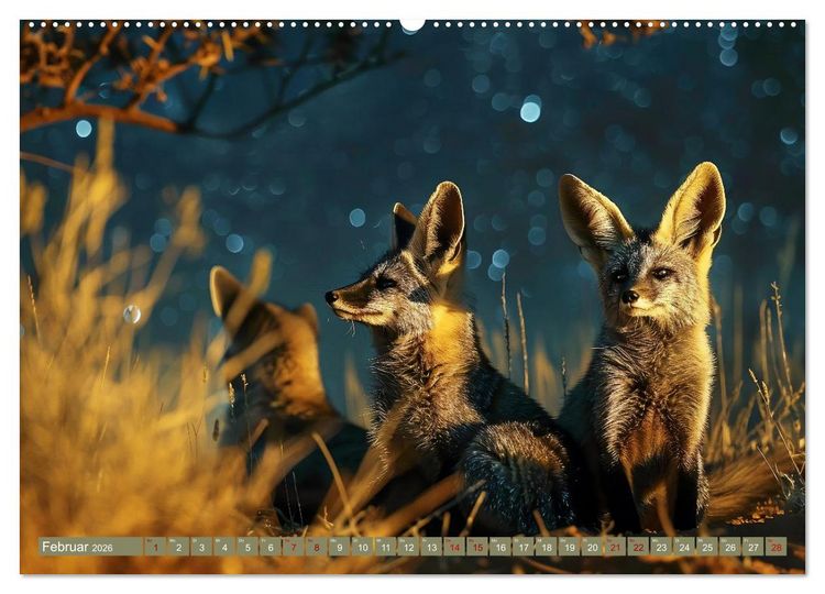 Produktbild: Die wilden Hunde (Wandkalender 2026 DIN A2 quer), CALVENDO Monatskalender