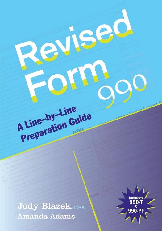 Produktbild: Revised Form 990