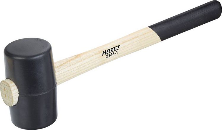 Produktbild: Hazet 2143-1 Gummihammer 520g 340mm DIN 5128 1St.