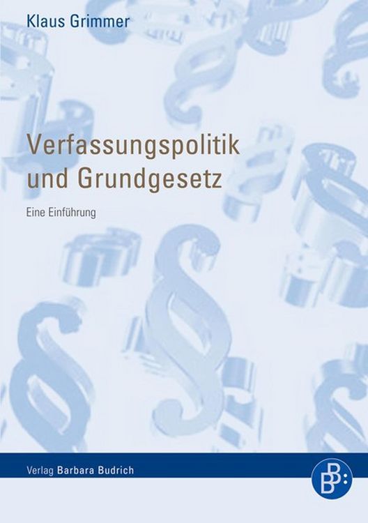 Produktbild: Verfassungspolitik und Grundgesetz