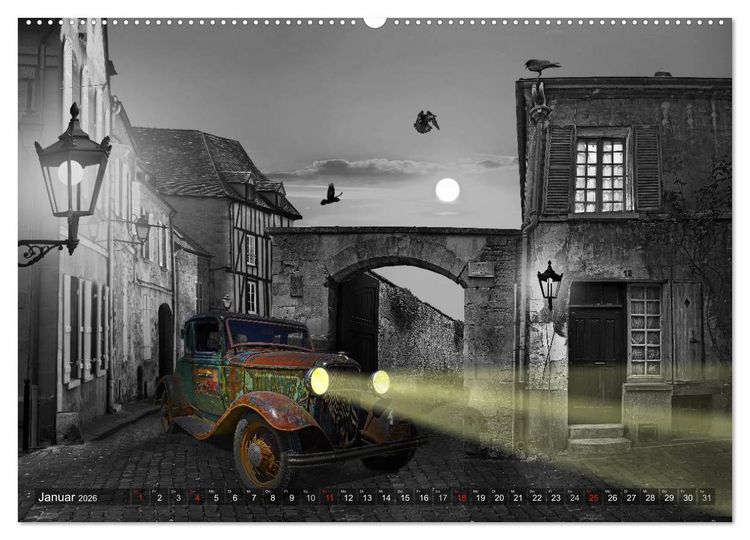 Produktbild: Oldtimer auf Reisen (hochwertiger Premium Wandkalender 2026 DIN A2 quer), Kunstdruck in Hochglanz