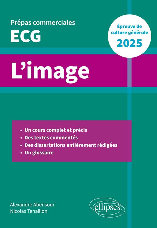 Produktbild: L'image. Epreuve de culture g&eacute;n&eacute;rale. Pr&eacute;pas commerciales ECG 2025