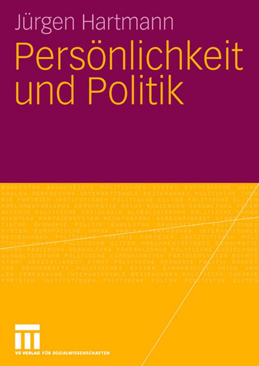 Produktbild: Pers&ouml;nlichkeit und Politik