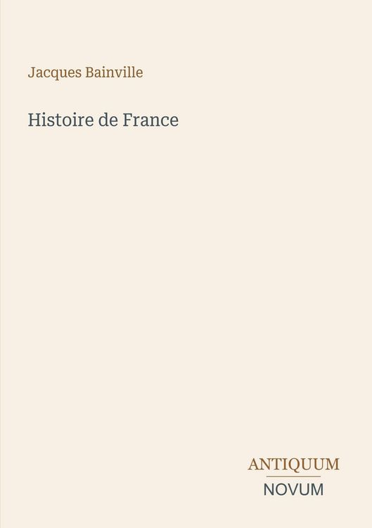 Produktbild: Histoire de France