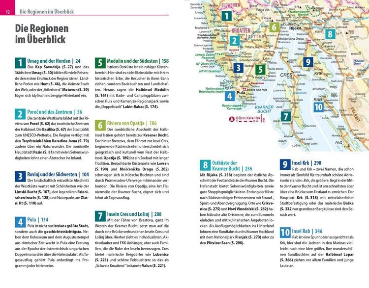 Produktbild: Reise Know-How Reisef&uuml;hrer Kroatien: Istrien und Kvarner Bucht