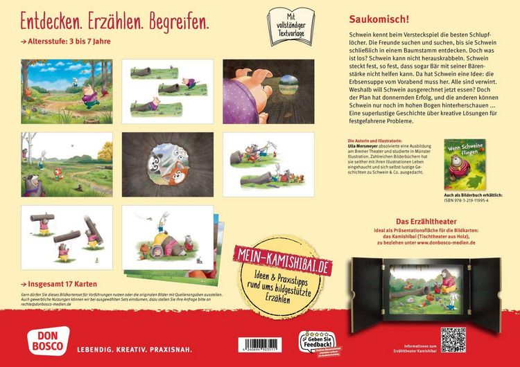 Produktbild: Wenn Schweine fliegen. Kamishibai Bildkartenset