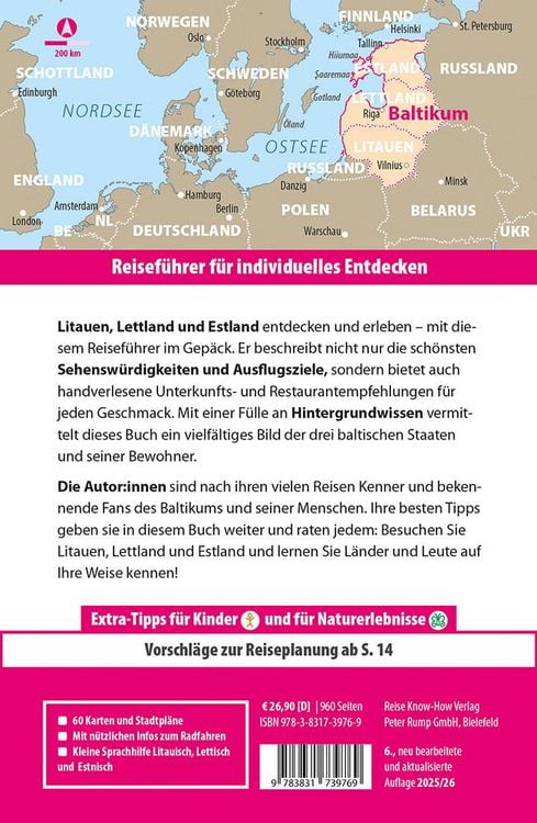 Produktbild: Reise Know-How Reisef&uuml;hrer Baltikum: Estland, Lettland, Litauen