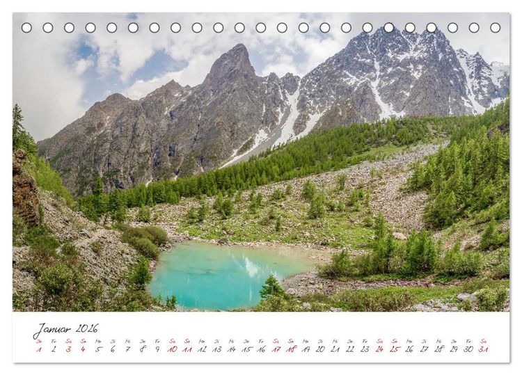 Produktbild: Die Route der Gro&szlig;en Alpen - Das Guisane-Tal und Brian&ccedil;onnais (Tischkalender 2026 DIN A5 quer), CALVENDO Monatskalender