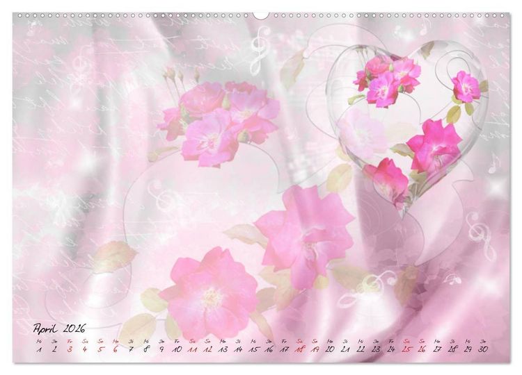 Produktbild: Zeit f&uuml;r Emotionen Bastelkalender (hochwertiger Premium Wandkalender 2026 DIN A2 quer), Kunstdruck in Hochglanz