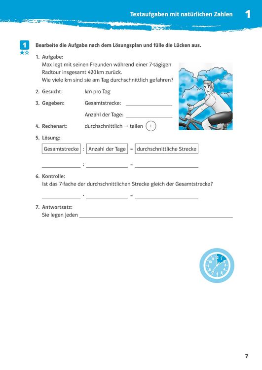 Produktbild: Klett 10-Minuten-Training Mathematik Textaufgaben 5. Klasse