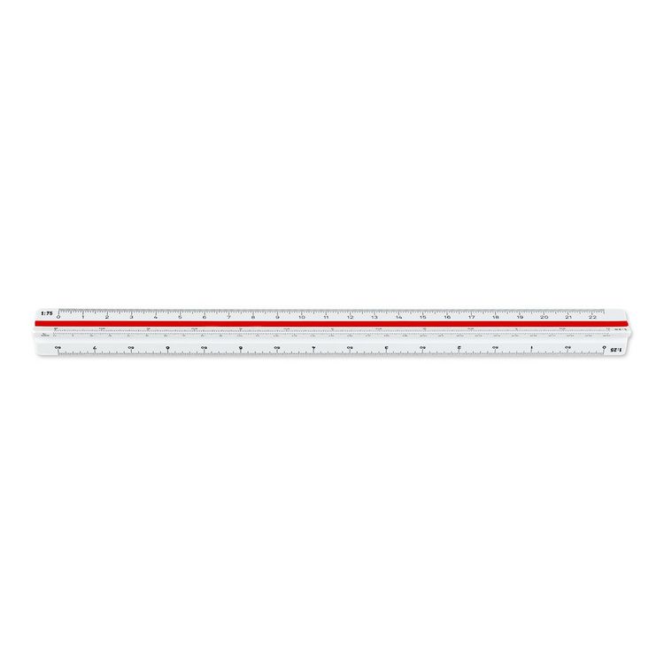 Produktbild: ARISTO College Dreikantma&szlig;stab (A) 1:20:25:50:75:100:125,im Ecoblister