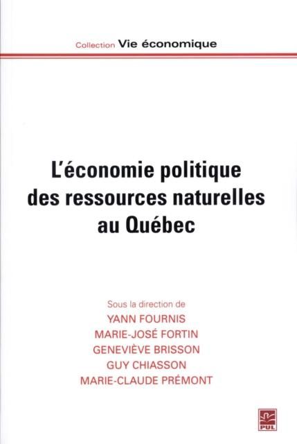 Produktbild: L'economie politique des ressources naturelles au Quebec