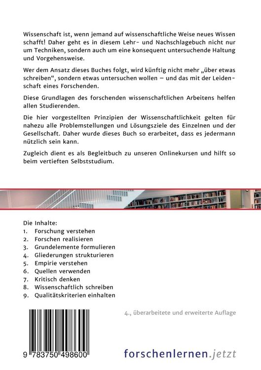 Produktbild: Forschen lernen
