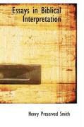 Produktbild: Essays in Biblical Interpretation