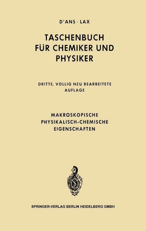 Produktbild: Makroskopische physikalisch-chemische Eigenschaften