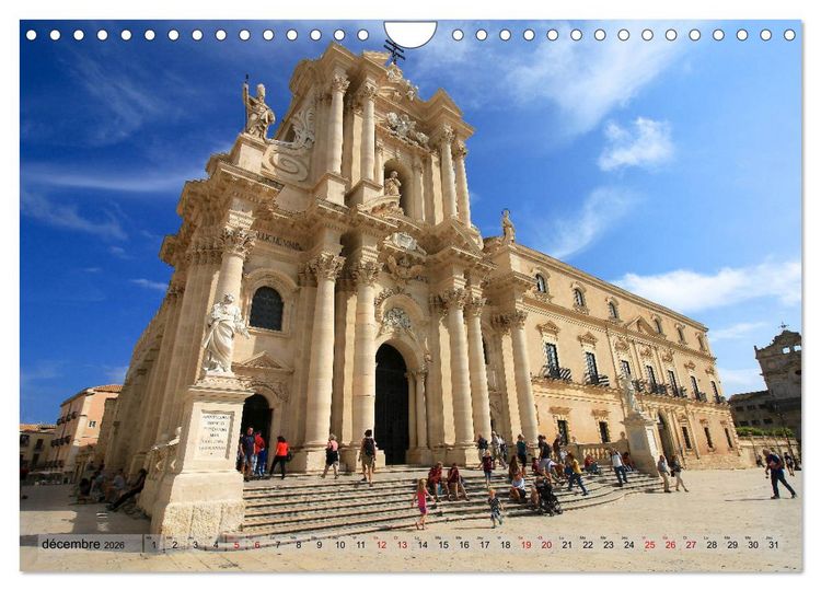 Produktbild: Sicile, la terre d'aventure entre la mer et les volcans (Calendrier mural 2026 DIN A4 vertical), CALVENDO calendrier mensuel