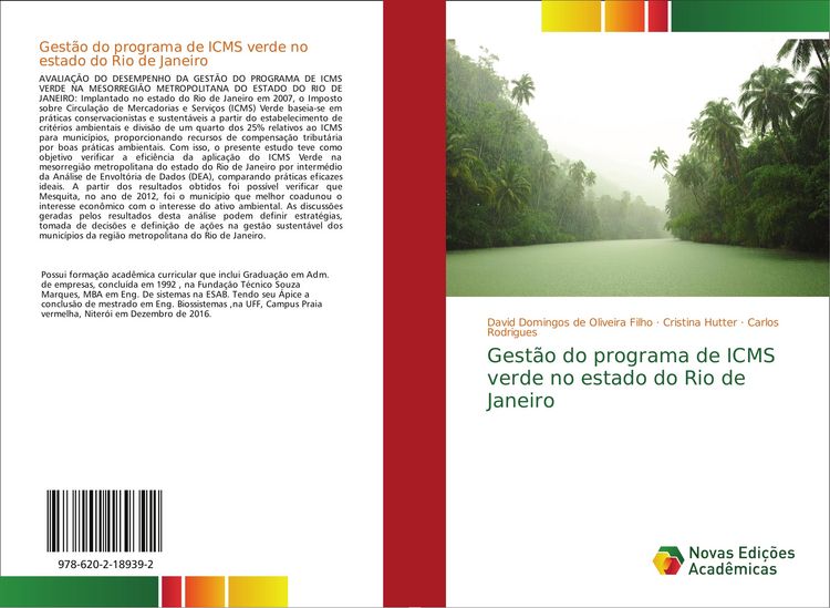 Produktbild: Gest&atilde;o do programa de ICMS verde no estado do Rio de Janeiro