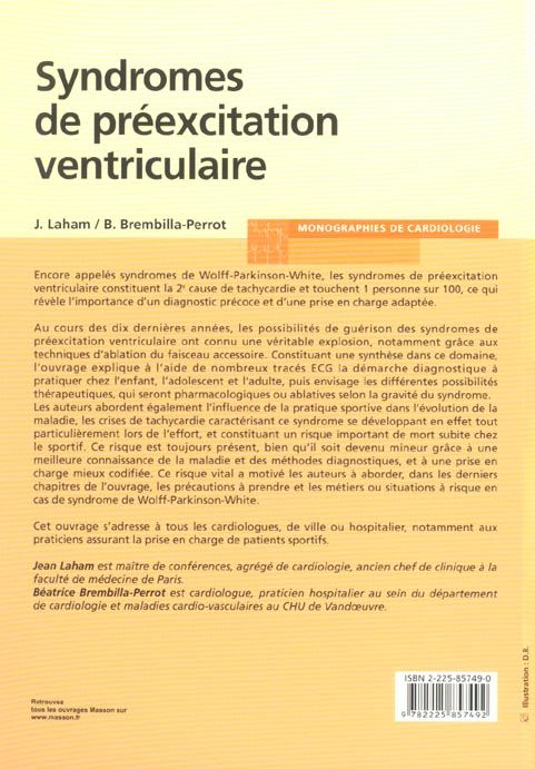 Produktbild: Les Syndromes de Preexcitation Ventriculaire