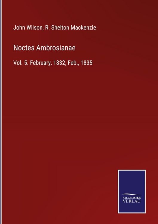 Produktbild: Noctes Ambrosianae