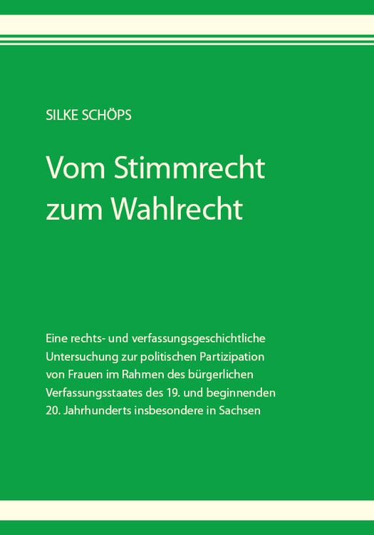 Produktbild: Vom Stimmrecht zum Wahlrecht